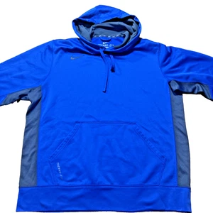 Nike Sweatshirt Therma Fit Hoodie Herren 2XL blau sportlich Kapuze - Bild 1 von 10
