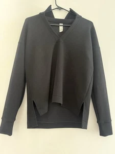 Spanx Air Essentials Pullover V-Ausschnitt Seitenschlitz Größe SP EUC - Bild 1 von 4