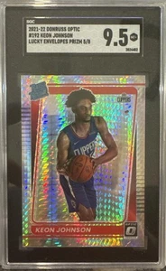 2021-22 Donruss Optic Keon Johnson #192 - Lucky Envelopes Rookie /8. - Picture 1 of 2