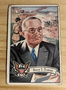 1956 Topps US Presidents Harry Truman #35 VG - Picture 1 of 2