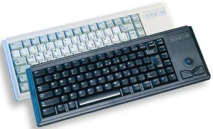 Cherry G84-4420LUBEU-0 UltraSlim Compact Keyboard with USB Interface and Optical - Picture 1 of 6