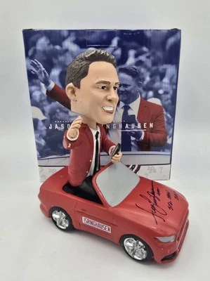 Opening Day Car Jason Isringhausen Autographed Signed HOF Bobblehead Beckett COA - Image 1 of 4