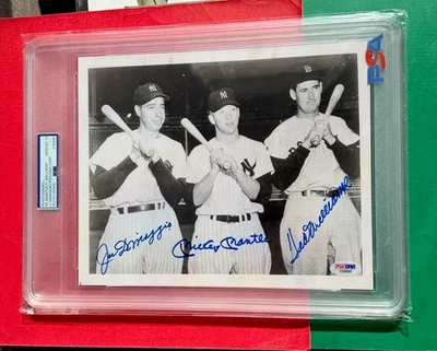 Mickey Mantle 8x10 PSA/ADN GEMA COMO NUEVA 10 Foto Firmada con DIMG/WILLIAMS - ¡RARA!! Foto 1 de 4