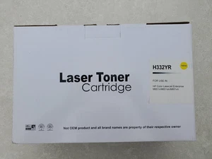 Laser Toner Cartridge H332YR YELLOW HP COLOUR LASERJET ENTERPRISE M651N/M651DN - Picture 1 of 2