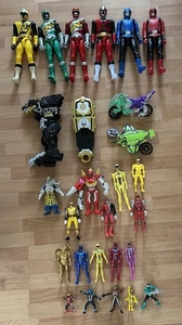 Vintage Power Rangers Bundle Joblot Figures Vehicles Morpher Bundle Of 25+ Toys - Picture 1 of 19