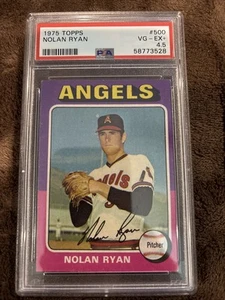 1975 Topps Nolan Ryan #500 California Angels HOF PSA 4.5 - Picture 1 of 2