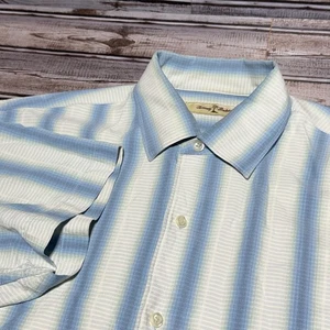 Tommy Bahama Herren Seide Kurzarm Button Down Hemd Tropical Größe Medium - Bild 1 von 7