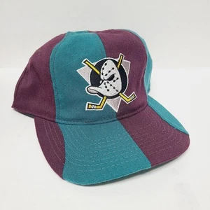 Vintage NHL Anaheim Mighty Ducks Hat Cap 7 - 7 3/4 Flex NHL Hockey Rare - Picture 1 of 10