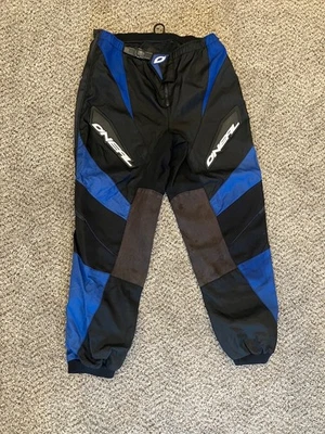 Calças de motocross Oneal Elements azuis e pretas. tamanho 38 - Imagem 1 de 4