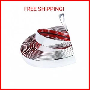 32Ft Automotive Chrome Trim Molding 3/4"(20mm) Universal Car Side Molding(Self A - Picture 1 of 2