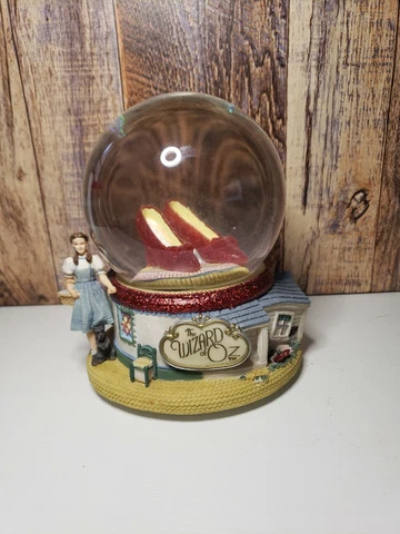1999 Rare Wizard Of Oz Ruby Slippers Dorothy San Francisco Music Box Water Globe Cover