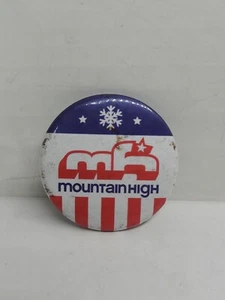 Vintage Mountain High Button - Wrightwood CA - Mt High  - Bild 1 von 6