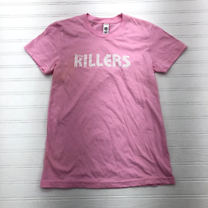 American Apparel Classic Girl Pink The Killers Graphic T-Shirt Girl's Size M