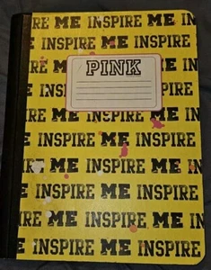 NEW Victoria’s Secret PINK Vintage Composition Notebook Journal Inspire Me RARE - Picture 1 of 3