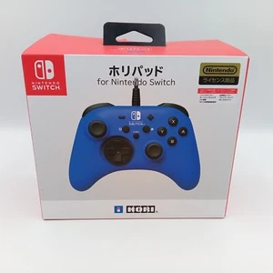 HORI Wireless HORIPAD Blue Nintendo Switch Controller Japanese Region Free - Picture 1 of 13