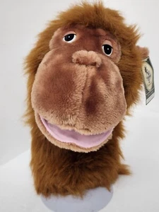 Realistic Monkey Plush Puppet Toy Golf Club Cover Gepeddo Brown Tan Ape - Picture 1 of 10