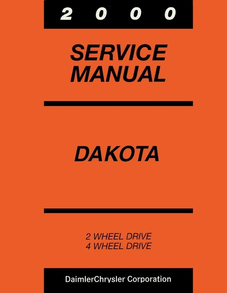 Dodge Dakota 2000 camioneta manual de reparación de taller Foto 1 de 1