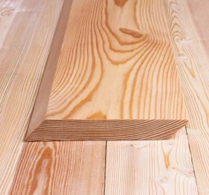 Rhombusleisten 45°, 21 x 120 mm, Premium Fassadenholz, Sibirische Lärche, Muster - Bild 1 von 34