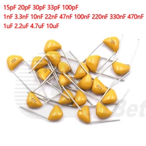 MLCC Monolithic Ceramic Disc Capacitors Multi Layer 50V Value Range 15pF to 10uF - Picture 1 of 22