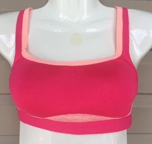 JOSIE AMP'D SPORTS CAMI HIGH IMPACT PADDED BRA #839170 PINK SZ 32 B / C NEW $50 - Picture 1 of 2