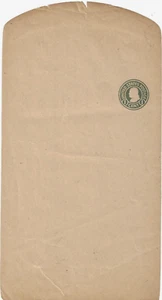US - 1916 - 1 Cent Green Benjamin Franklin Manila Wrapper Stationery Entire W425 - Picture 1 of 2