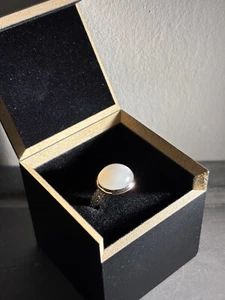 Mondstein Diamanten Ring Rose Gold 585 Elaine Firenze Designer Ring - Bild 1 von 8