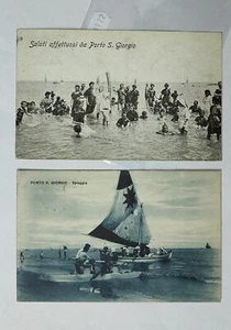 FERMO PROVINCIA-PORTO SAN GIORGIO-SPIAGGIA-LOTTO 2 CARTOLINE-C29-172 - Bild 1 von 1