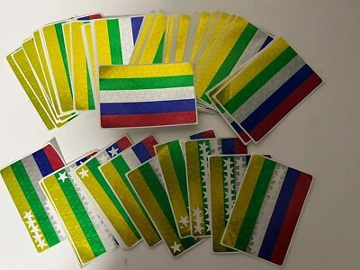 AVERY 6751 - Five Colors Foil STAR Stickers-- 5500 Stars -Plus More!  - Image 1 of 2