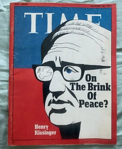 d2023 Henry Kissinger - Time Magazine - 10/30/1972 - AUTHENTIC - Picture 1 of 2
