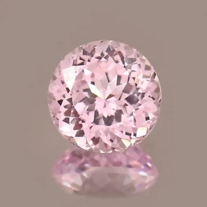 Piedra preciosa de morganita rosa suave natural impecable corte redondo suelto 13 quilates - 13x13 mm - Imagen 1 de 4