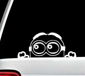 Peeking Minion Aufkleber Sticker Auto LKW SUV Van Locker Laptop Boot Oberfläche G1049 - Bild 1 von 4