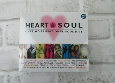 Heart and Soul 4 CD box set - 60 Soul Hits Songs  NEW sealed  - Image 1 of 4