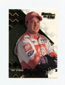 Tony Stewart 2000 SP Authentic Race For The Cup Embossed Foil Insert Card #R7 - Bild 1 von 2
