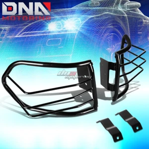 FOR 07-12 FJ CRUISER SUV BLACK COATED STEEL TAIL LIGHT/LAMP CAGE GUARD+MOUNTING - Picture 1 of 5