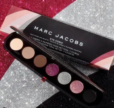 Marc Jacobs Eye-Conic Multi Finish Eye Palette 7 Eyeshadow ELEC-TRICK Limited Ed - Image 1 of 2