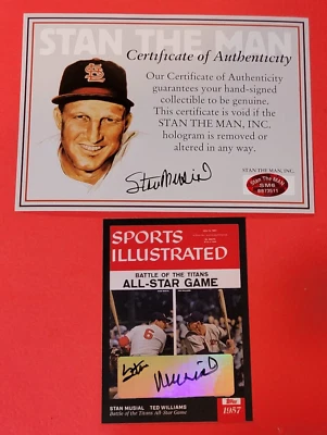 STAN MUSIAL CERTIFIED AUTHENTIC AUTOGRAPH CARD 2021 TOPPS '57 ALL STAR CARDINALS - Image 1 of 4