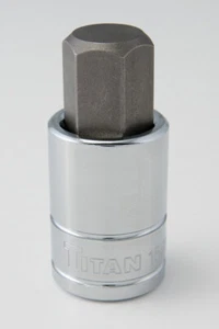 Titan 15617 1/2-Inch Drive x 17mm Hex Bit Socket - 17 mm - Picture 1 of 1