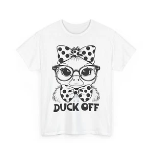 Nerdy Duck T-Shirt - Geeky Ducky Science Tee Duck Off lustiges Shirt - Bild 1 von 8