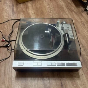 DENON DP-47F Turntable (Silver Finish) | Tested - Auto Lift & Repeat Functions - Picture 1 of 10