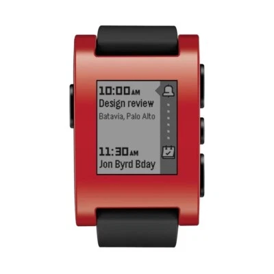 Factory Sealed Pebble 301RD Original Smartwatch - Rot - Bild 1 von 4
