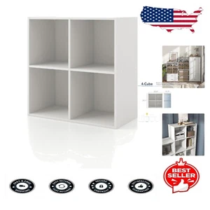 Versatile Stackable Cube Organizer - Fits Cubby Bins & Books Effortlessly - Picture 1 of 15