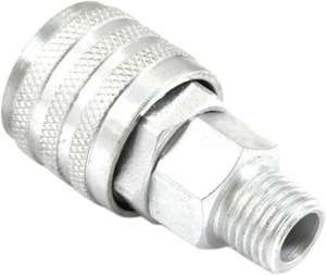 Forney 75521 Air Hose Fitting 1/4 Coupler x 1/4 MNPT Fit Milton style - Picture 1 of 2