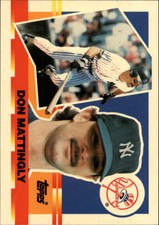 1990 Topps Big New York Yankees Baseball Card #85 Don Mattingly