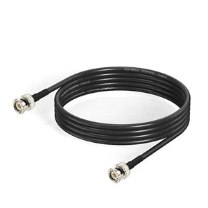 BNC Male to Male Pigtail RG58 Jumper Cable 2m for CCTV Camera,CB Radio Amateur - Picture 1 of 6