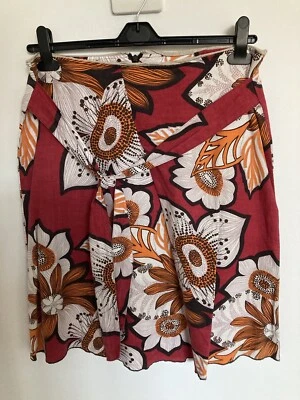 Benetton Linen-Like Skirt Sz 12 - Image 1 of 3