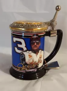 NEW Dale Earnhardt #3 Blue INTIMIDATOR NASCAR Colllectors Tankard Beer Stein - Picture 1 of 5