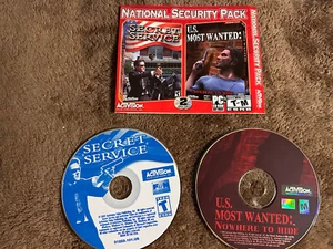 National Security Pack PC Game “2 Disc Set” “Secret Service” And “ US Most Want - Picture 1 of 1