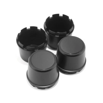 4pcs 72mm 2.82in Snap On Wheel Center Caps ID:67mm(2.64in) Tall: 59.2mm(2.33in) - Image 1 of 4