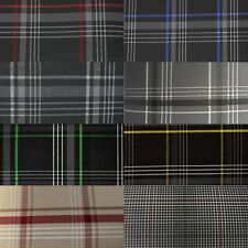 GTI Plaid Car Upholstery Fabric - VW Golf MK7- 4mm Foam - 55" - 140CM - Car,Seat