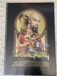 Flash Gordon - Paul Mann - Art Print Foil Edition - Picture 1 of 8